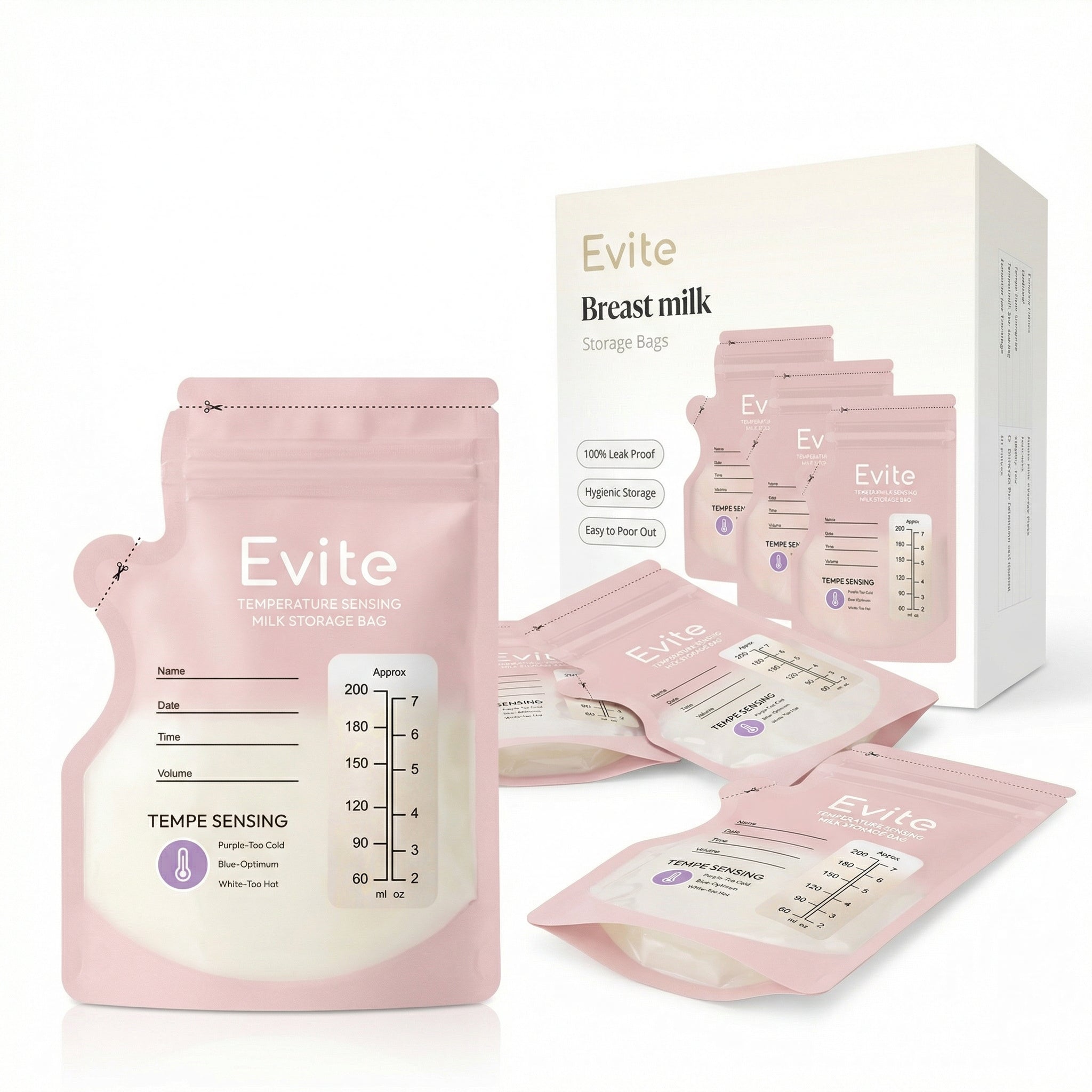 Evite 50 Storage Bags for Mother's Milk